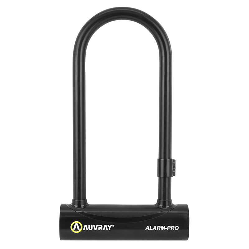 Antivol Vélo U Auvray Alarm Pro 98 X 250 Noir Diam 14 mm A Clé Avec Alarme Sonore 120Db Niveau Sécurité 8-10 - Homologué