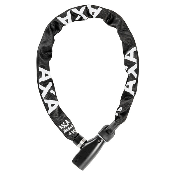 Antivol Vélo Chaîne A Clé Axa Absolute Diam 8 mm L0.90M Noir - Niveau Protection Eleve Pour Vélo Électrique - Sécurité N