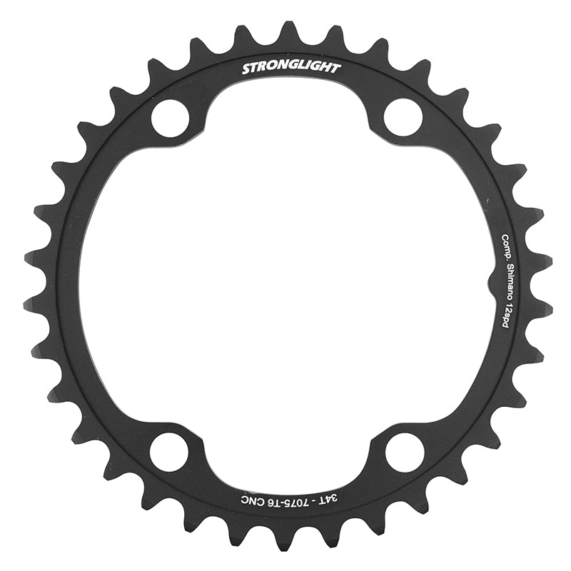 Plateau Route 4 branches Ø 110 Pour Shimano Ultegra R8100- Dura-Ace R9200- 105 R7100 Stronglight 36 dents Intérieur Noi