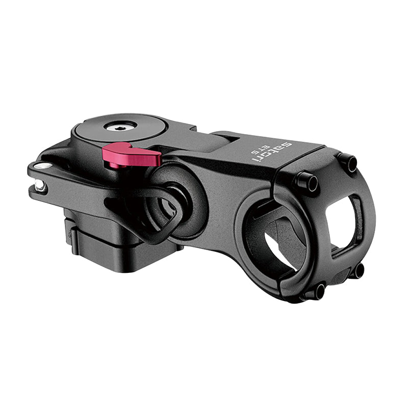 Potence Route-VTT Satori Réglable Rotative Et5 Alu Noir 31.8 L 90 mm Pour Fourche 1"1-8 (28,6 mm) Angle 10-60°