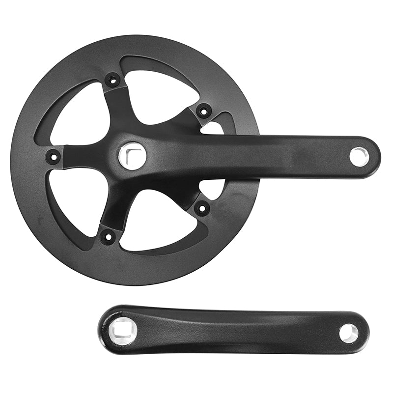 Pédalier City-VTT Prowheel10V. Rpf Noir 170 mm 45 dents Avec Carter Pour Chaîne (Axe Carré 115 mm)