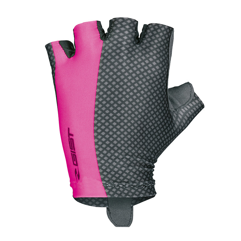 Gants Vélo Court Gist Lady - Femme Linea Été Fushia-Noir XS (Paire Sur Carte) Sans Velcro