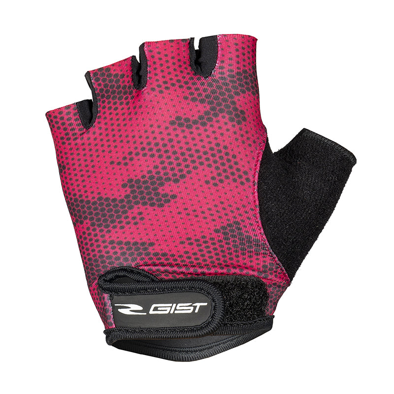 Gants Vélo Enfant Kid Court Gist Rose-Noir XS (Paire Sur Carte) Avec Velcro
