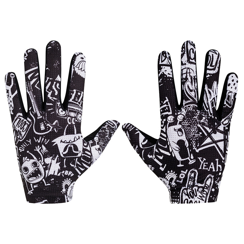 Gants Vélo VTT Long Gist Faster Deco Cool L (Paire Sur Carte) Sans Velcro Compatible Ecran Tactile
