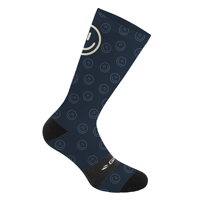 Chaussettes - Socquettes Été Gist Trendy Smile Bleu 43-47 Ecologique - Hauteur 20 cm (Paire)