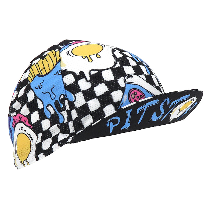Casquette Gist Style Pit Stop Deco Damier Noir-Blanc
