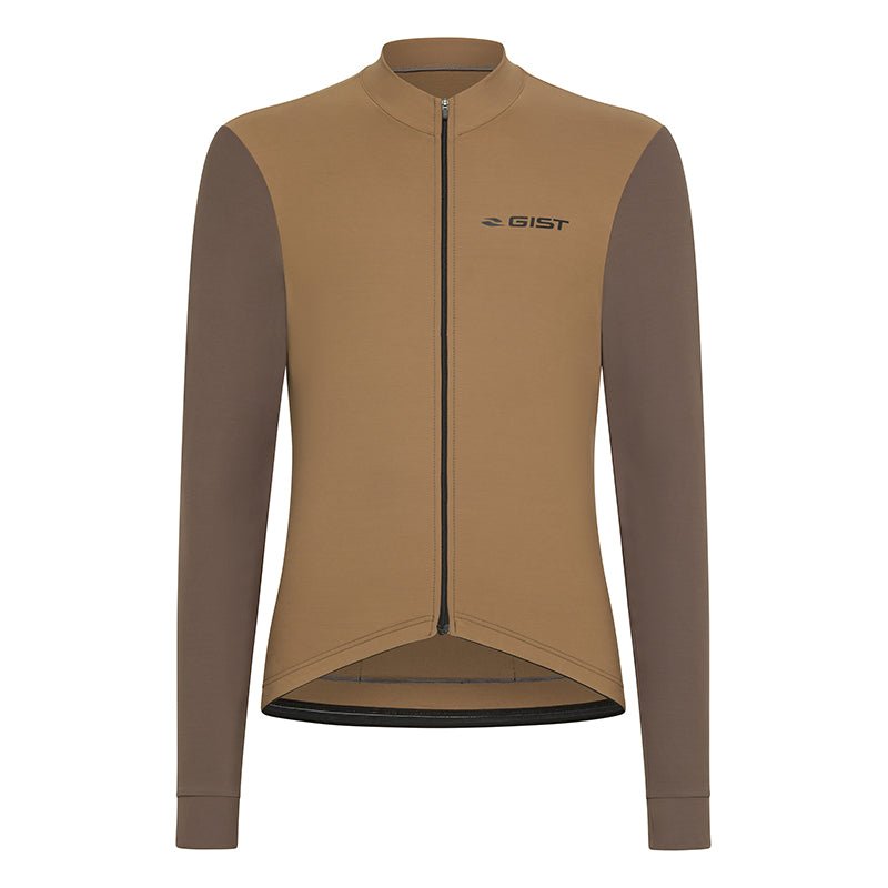 Maillot Gist Hiver Zero Terre Marron Manches Longues L
