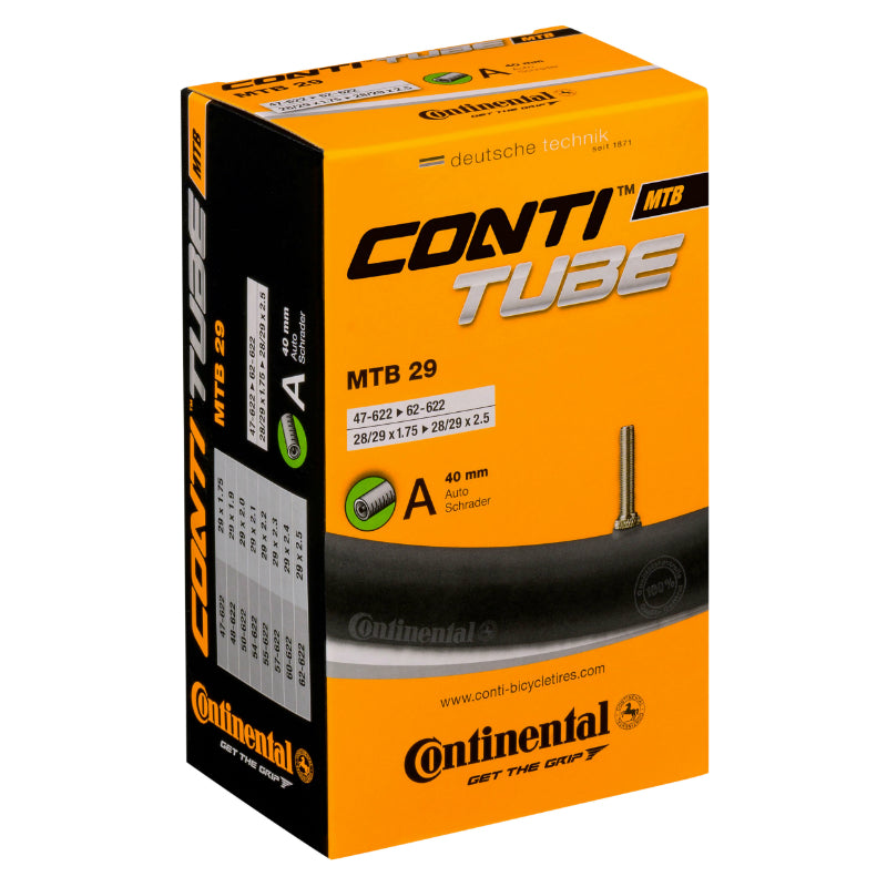 Chambre A Air Vélo 29 X 1.75-2.50 Continental Valve Standard