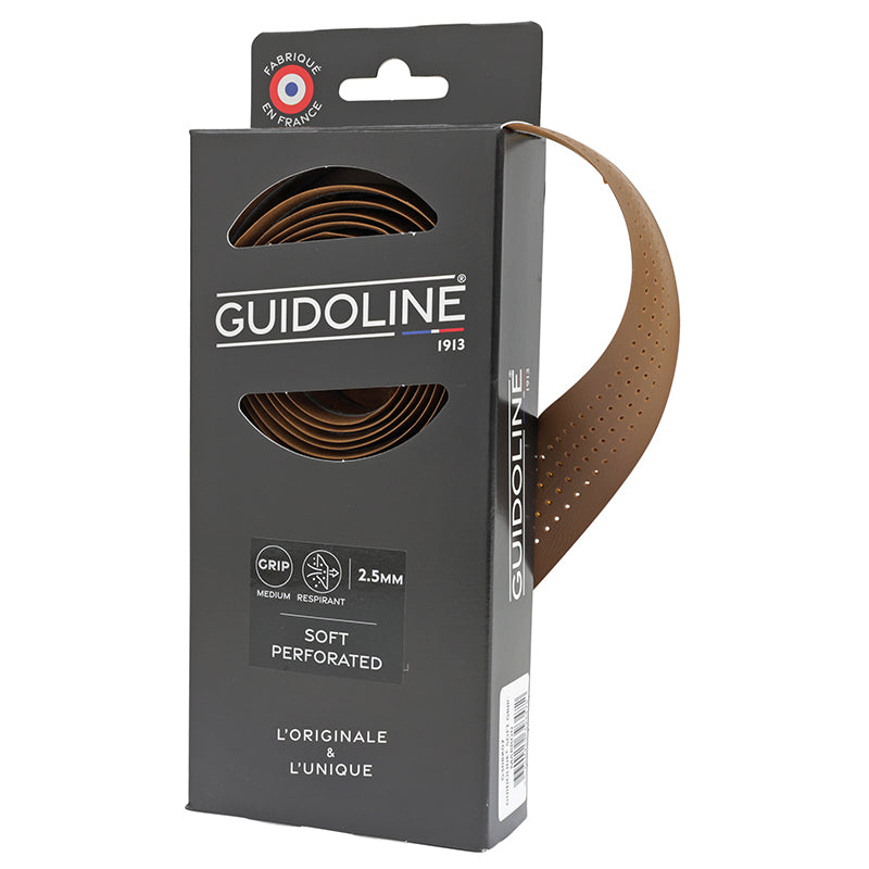 Ruban De Guidon - Cintre Velox Soft Grip Perfore Marron - Guidoline