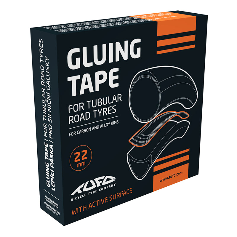 Fond De Jante Atelier Adhesif Ruban Double Face Tufo Pour Boyau Route 22 mm - 700 Orange -Compatible Aluminium Et Carbon