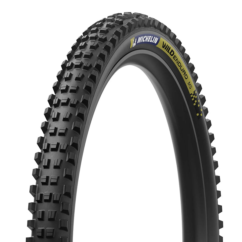 Pneu VTT 29 X 2.40 Michelin Wild Enduro Ms Noir Stickers Bleu-Jaune Tubeless Ready Racing Line Ts (61-622)