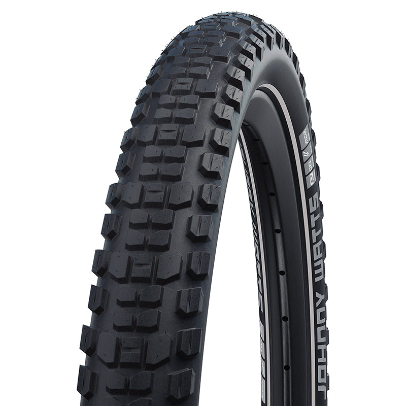 Pneu VTT Suv - VAE 27.5 X 2.35 Schwalbe Johnny Watts Addix Performance Noir Ts (60-584) Double Defense Flanc Reflex Homologué VAE E50 (Montage Atelier)