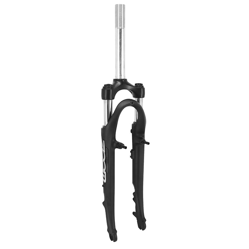 Fourche VTC 28 " Zoom Swift Alu Ressort-Elastomere Noir Deb. 45 mm Pivot (200-60 mm) Filete 1"1-8-28,6 Extérieur Compati