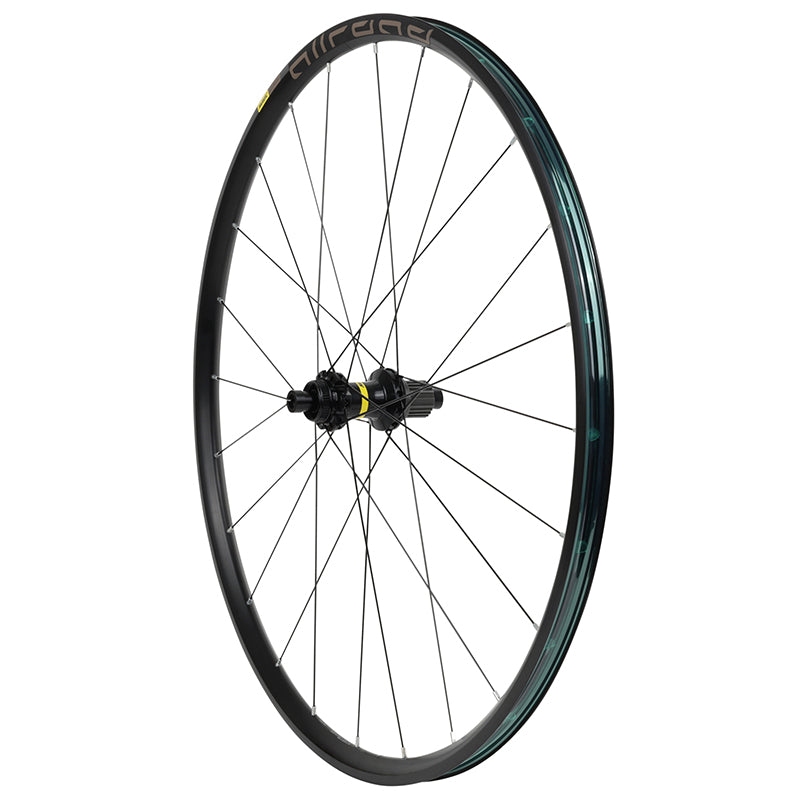 Roue Gravel Disque 700 Mavic Allroad Arrière Cassette Shimano Microspline 12V Centerlock Tubeless Ready Axe Traversant 1