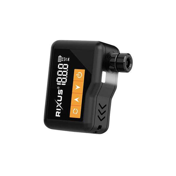 Mini Compresseur - Gonfleur A Air Rixus 600 Mah 5V1,5A Noir Avec Ecran Numerique 24L-Min Max 10,3 Bar -Rxap06-