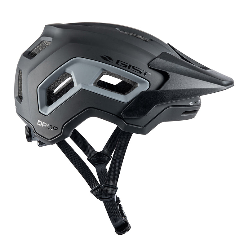 Casque Vélo Adulte Gist VTT Drop Noir In-Mold Taille 56-62 (Vendu En Boite)