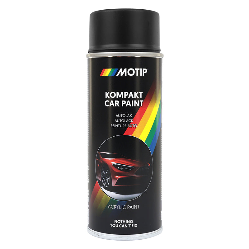 Bombe De Peinture Motip Kompakt Autolack Acryl Noir Mat Aerosol 400 Ml (46870)