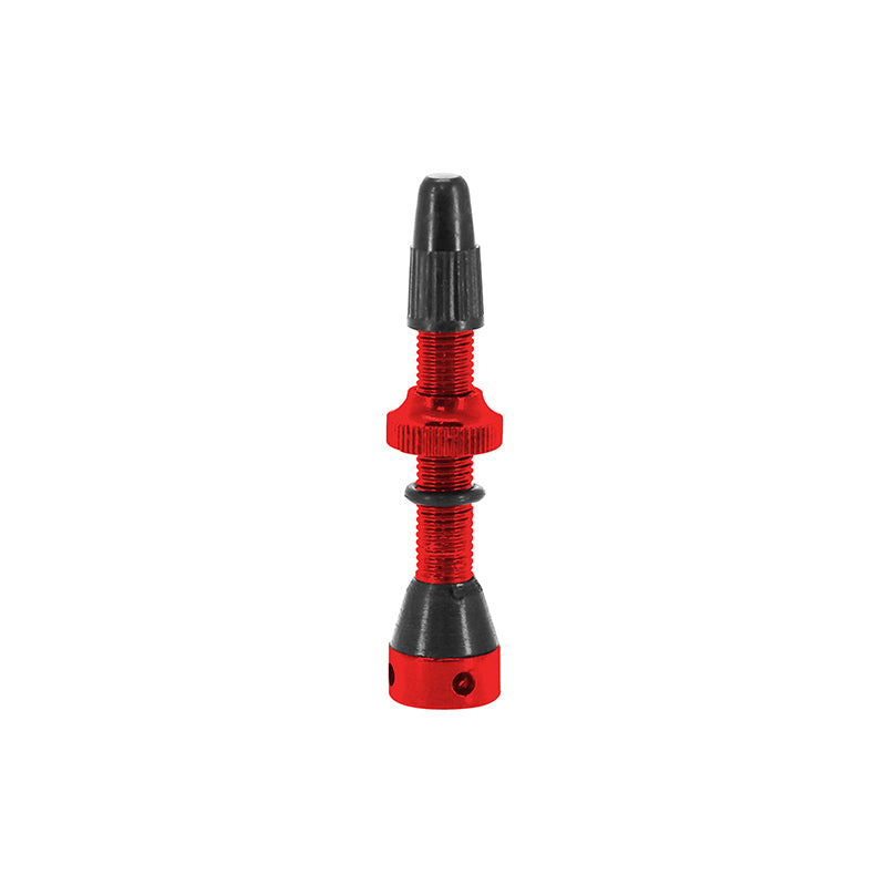 Valve De Pneu Tubeless Presta Switch Colori Rouge 40 mm 4 Trous Pour Diffusion Preventif (Vendu A L'Unite)