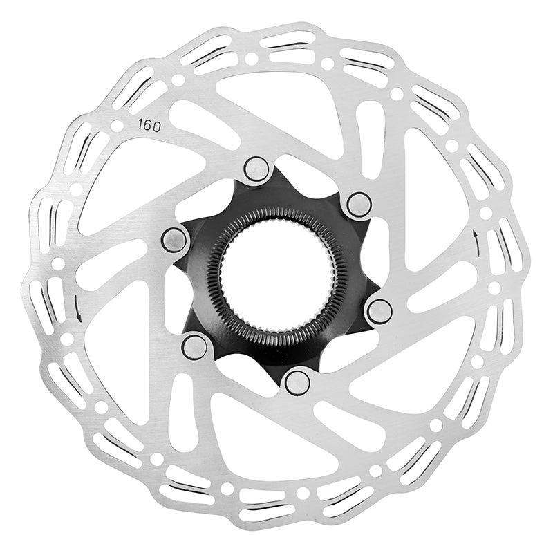 Disque De Frein Route - VTT Centerlock Alhonga 160 mm Argent -Épaisseur 1.85 mm- (Montage Atelier)