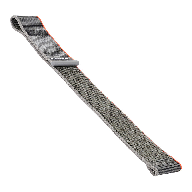 Bracelet Pour Montre Gps - Compteur Igpsport Verun Textile Léger Respirant Fixation Strap Noir Liseret Orange Reference