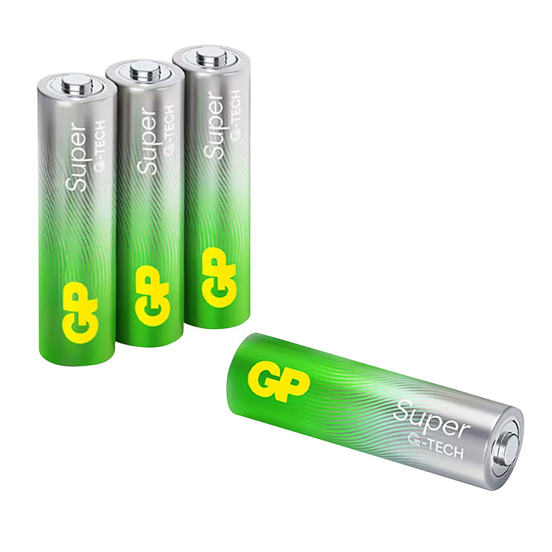 Pile Lr06 1.5V Gp Alcaline Super Aa Technologie G-Tech +50% D'Energie En Plus (Vendu Par 4)