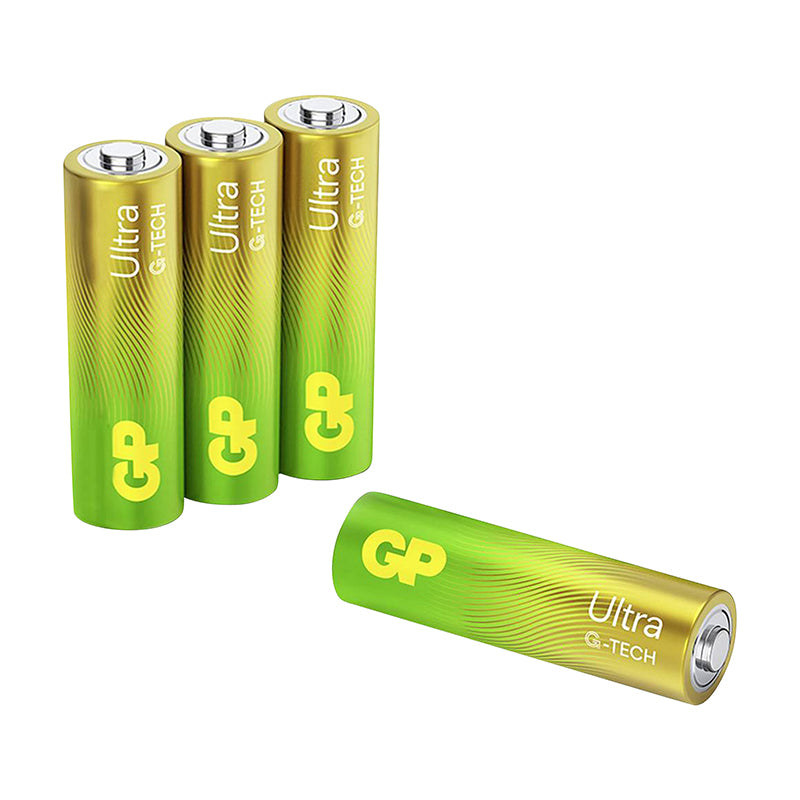 Pile Lr06 1.5V Gp Alcaline Ultra Aa Technologie G-Tech +80% D'Energie En Plus (Vendu Par 4)