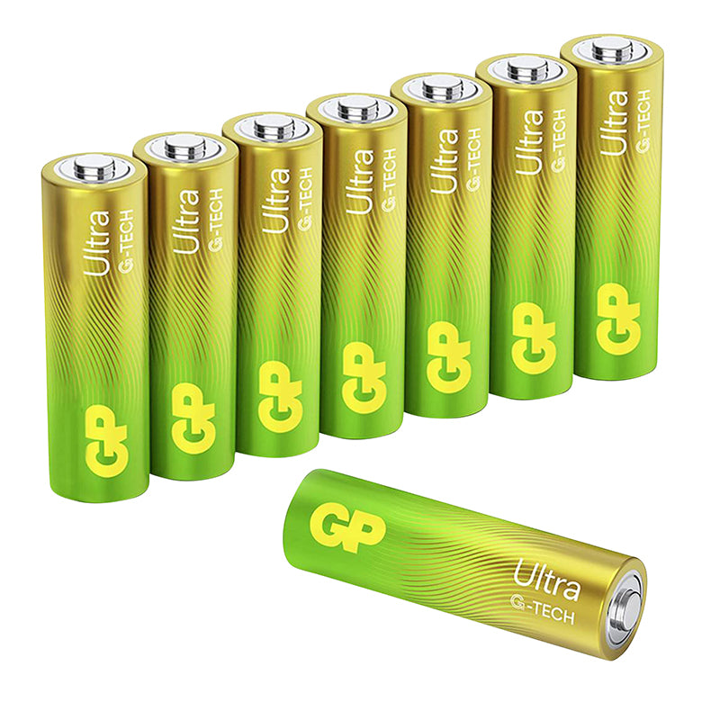Pile Lr06 1.5V Gp Alcaline Ultra Aa Technologie G-Tech +80% D'Energie En Plus (Vendu Par 8)