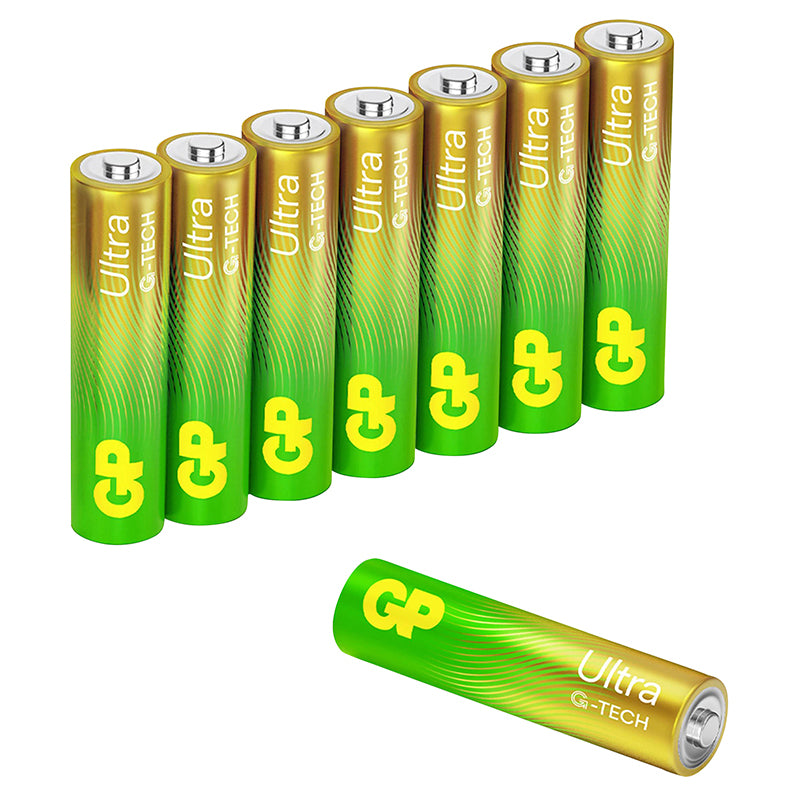 Pile Lr03 1.5V Gp Alcaline Ultra Aaa Technologie G-Tech +80% D'Energie En Plus (Vendu Par 8)