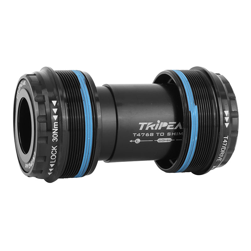 Cuvette Intégré Boîtier Filete Route VTT Tripeak Diam T47 mm (Boite De 68-73 mm) Axe 24 mm