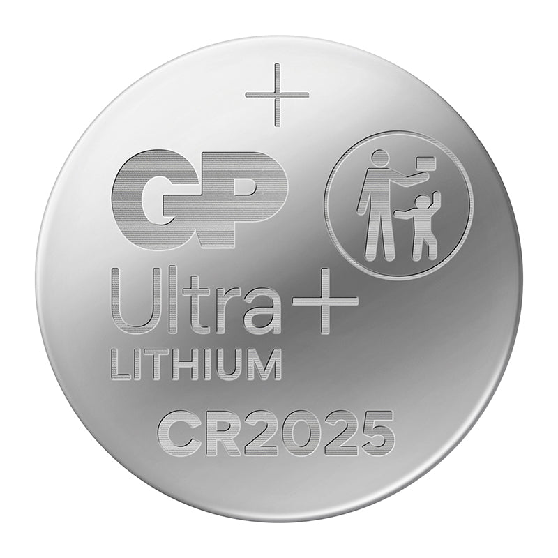 Pile Bouton Cr2025 Gp Ultra Lithium 3V (Vendu A L'Unite)