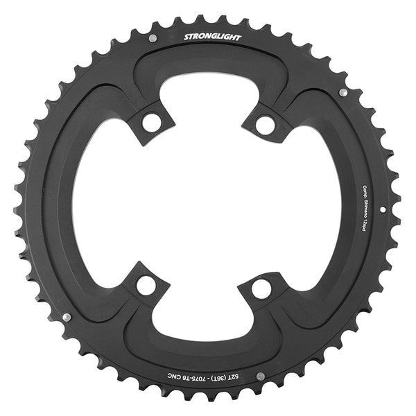 Plateau Route 4 branches Ø 110 Pour Shimano Ultegra R8100- Dura-Ace R9200- 105 R7100 Stronglight Double 52 dents Extéri