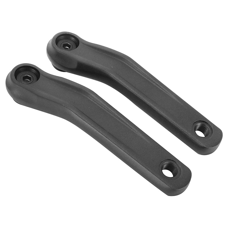 Manivelle Droite + Gauche VTT Fat Bike Leader Fox Brasa Moteur Panasonic 170 mm Alu Noir (Paire)