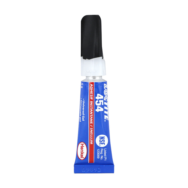Colle Instantanee Loctite 454 Gel Fixation Rapide -54°C A 121°C (Tube 5 G Sous Blister)