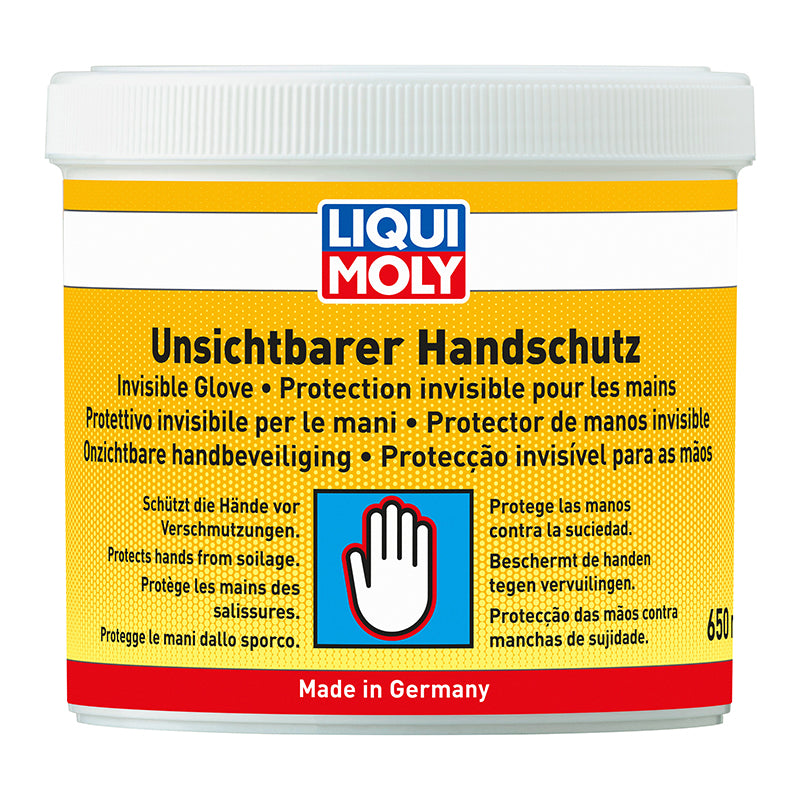 Lotion De Protection Gant Invisible Pour Les Mains Liqui Moly (Pot 650 Ml) -Teste Dermatologiquement-