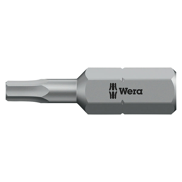 Embout Wera 840-1 Hex Plus Z 1-4 6 Pans-Allen 3 mm L 25 mm -Marque Allemande Pour Les Ateliers-