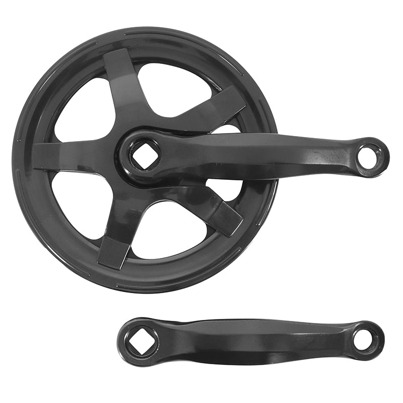 Pédalier VTT Easy 5-6-7-8V. Manivelles 170 mm Plateau Acier 40D. (Axe Carré) Avec Carter