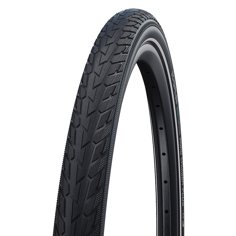 Pneu VTC Urbain 700 X 35 Schwalbe Road Cruiser Plus Noir Tr (47-622) Renfort Puncture-Guard Flanc Reflex Compatible VAE
