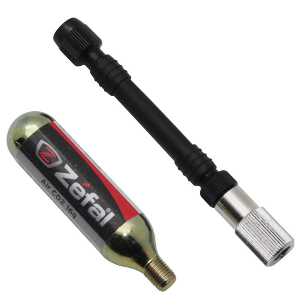 Gonfleur Zefal Ez Control Flexible (Debit Réglable) Avec Cartouche CO2 Filete 16G (Vp-Vs) (Offre Spéciale)