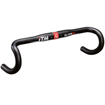 Cintre Route Itm Alcor Alu Noir 31,8 L 42 Extérieur (Axe-Axe 40 cm) 295G Deco Rouge-Blanc