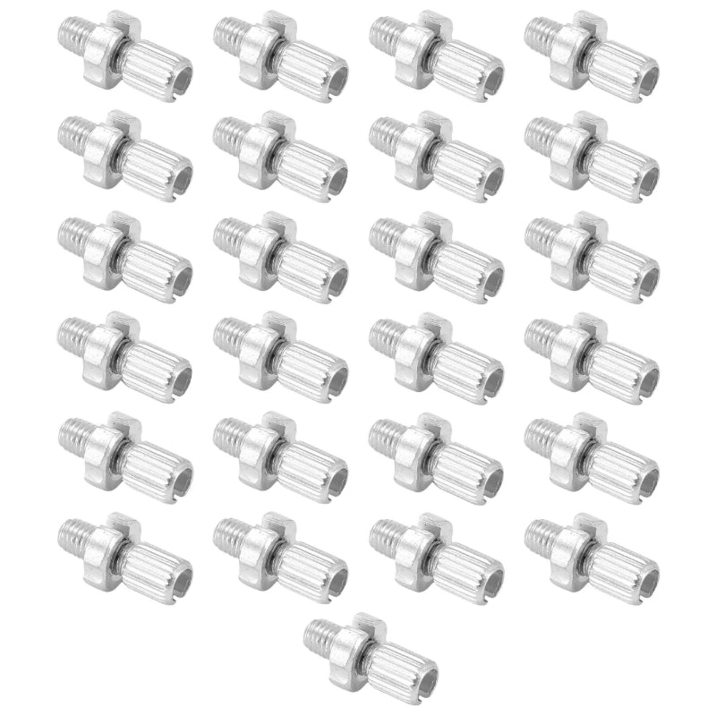 Vis Creuse Tendeur De Câble Vélo M 7 L10 mm Fendue Alu (Sachet De 25 Pieces)