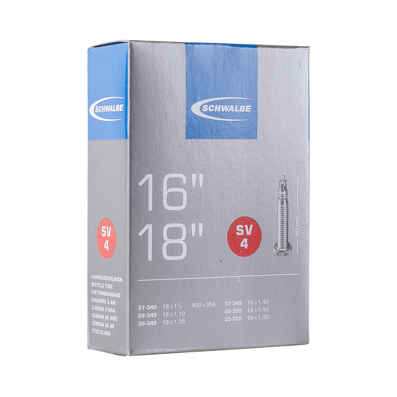 Chambre A Air Vélo 16 X 1 3-8 A 18X1.35 - 400A Schwalbe Valve Presta (37-340 À 35-355) (Sv4)
