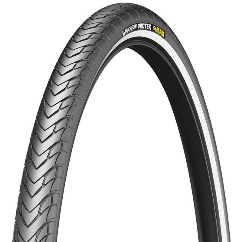 Pneu VTC Urbain 700 X 35 Michelin Protek Max Renfort 5 mm Noir (37-622) Flanc Reflex Compatible VAE