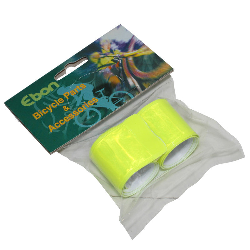 Brassard De Sécurité P2R Pour Bras Ou Jambe Jaune Reflechissant L330X35 mm (Paire)