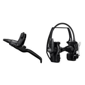 Frein sur jante HS22 noir, levier 3 doigts, montage Easy Mount
