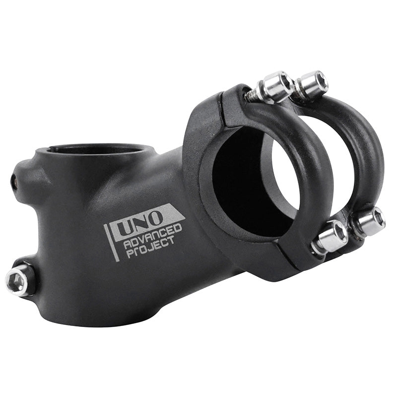 Potence Route-VTT Noir Capot Noir Releve 25° 31.8 L 70 mm