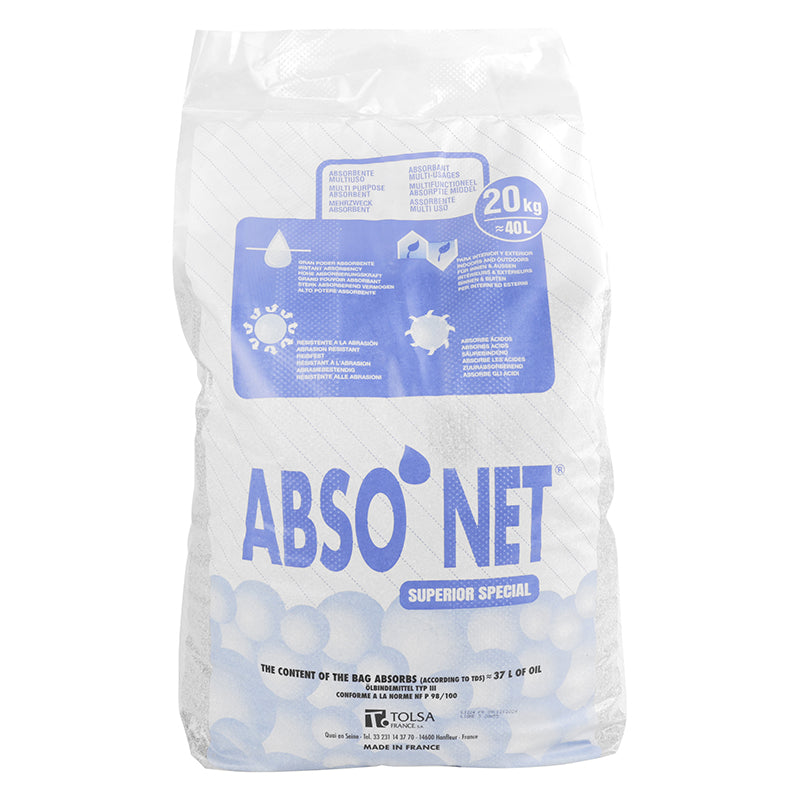 Absorbant Huile, Produit Chimique, Eau Minerva (20 Kg De Granules)