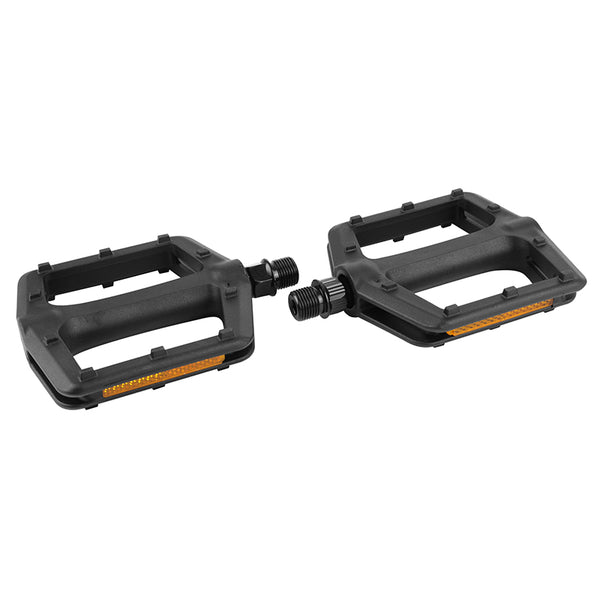 Pédale BMX Newton Résine Noir 9-16" 112X105X25 mm (Paire)