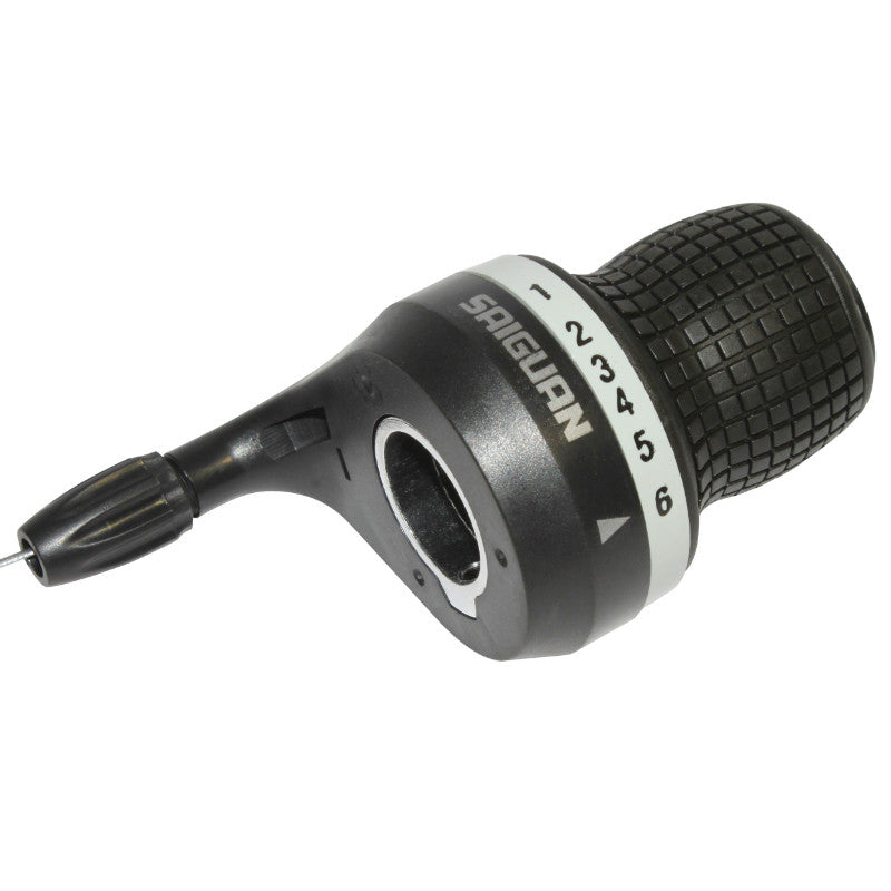 Manette VTT P2R Droite Gripshift Indexe 6V. - Poignée Tournante
