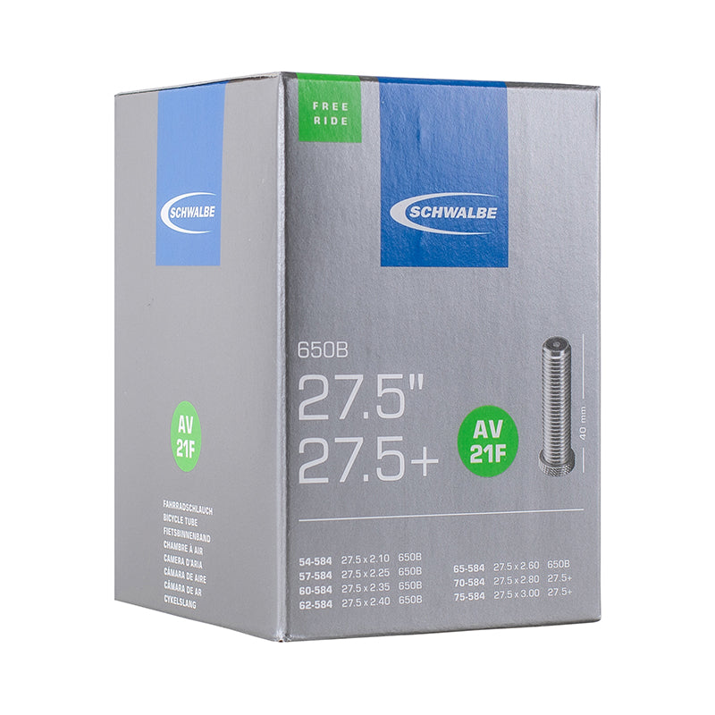 Chambre A Air Vélo 27.5 X 2.10-2.85 Schwalbe Valve Standard Tout Alu (27.5+) (Av21F)