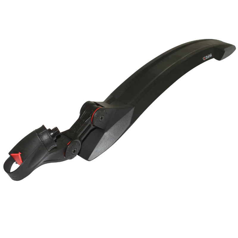 Garde Boue VTT AR 26"-27.5"-29" Zefal Deflector Rm60+ Résine Noir Double Articulation (Fixation Tige De Selle)